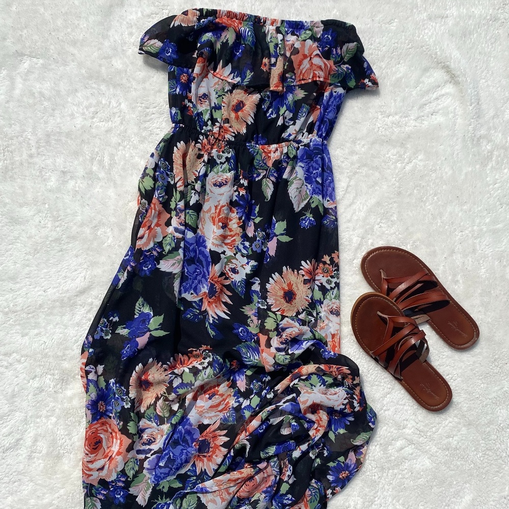 Floral Maxi Dress - Picture 2 of 2